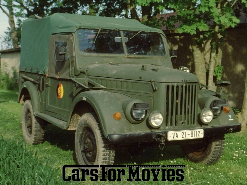 CarsForMovies | GAZ 69 1965 Russland Grün Grün Militärfahrzeug Geländewagen Schleswig-Holstein 3106 Ostblock Oldtimer Sowjetunion UdSSR Armee Pritsche Allrad